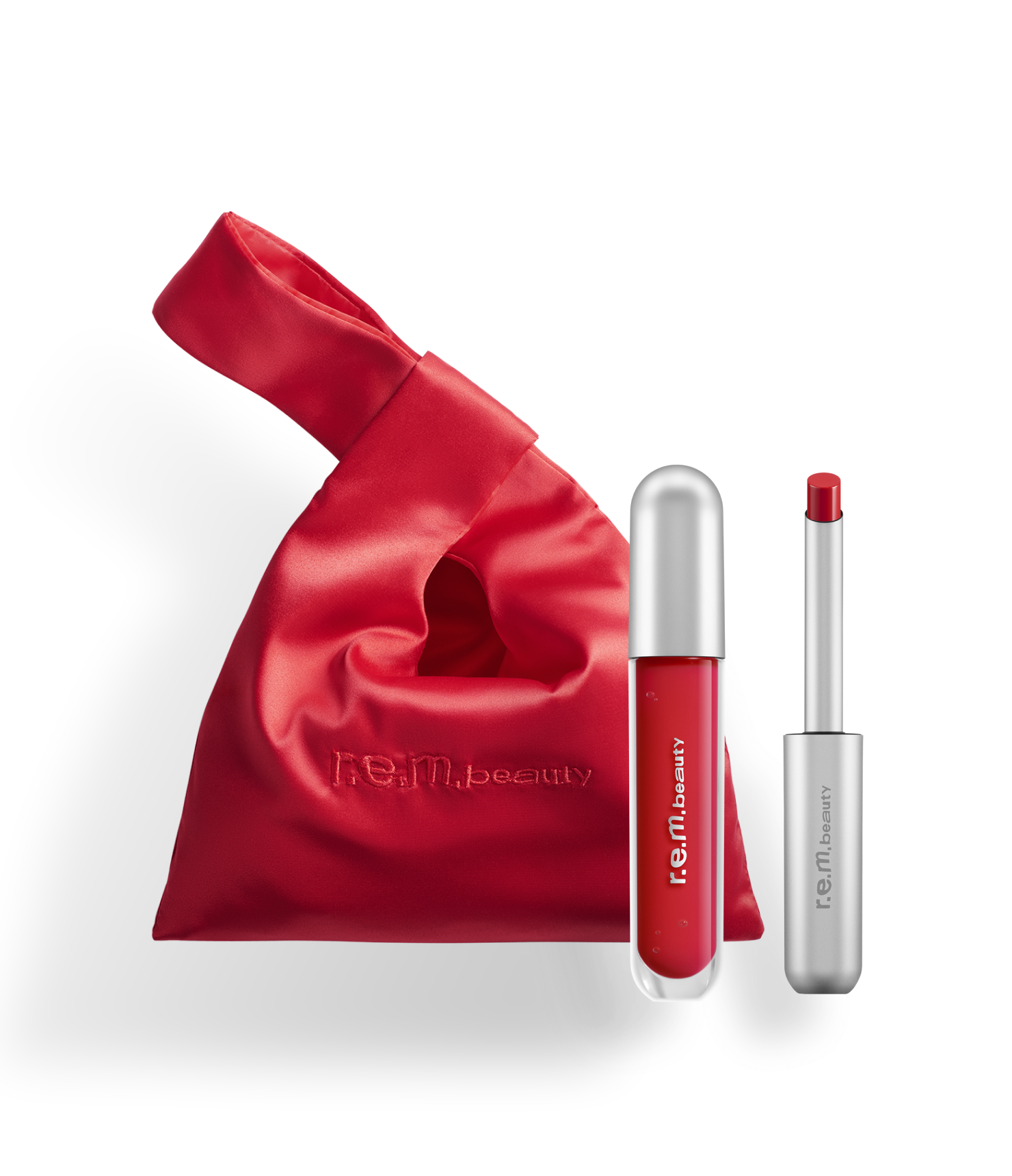 Ariana Grande r.e.m. beauty eternally red lip set