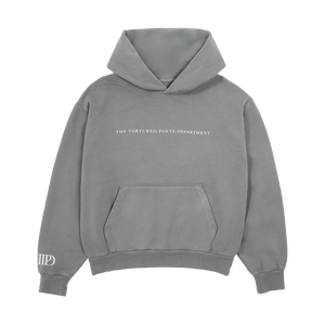 Taylor Swift The Tortured Poets Hoodie Gris