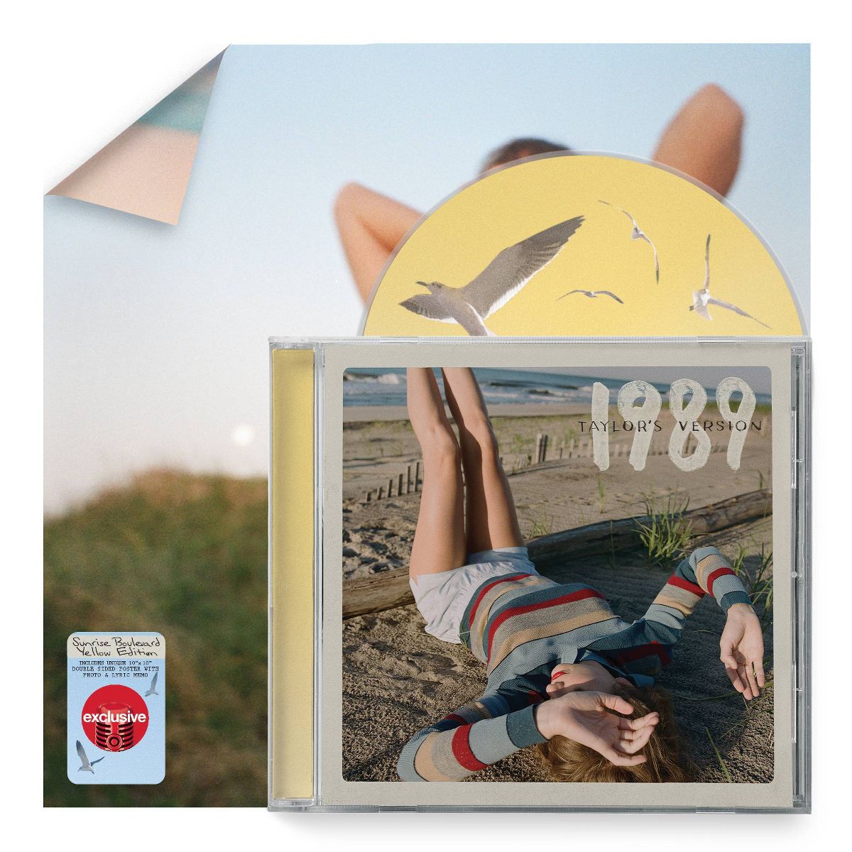 Taylor Swift 1989 (Taylor's Version) Sunrise Boulevard Yellow Deluxe Poster Edition