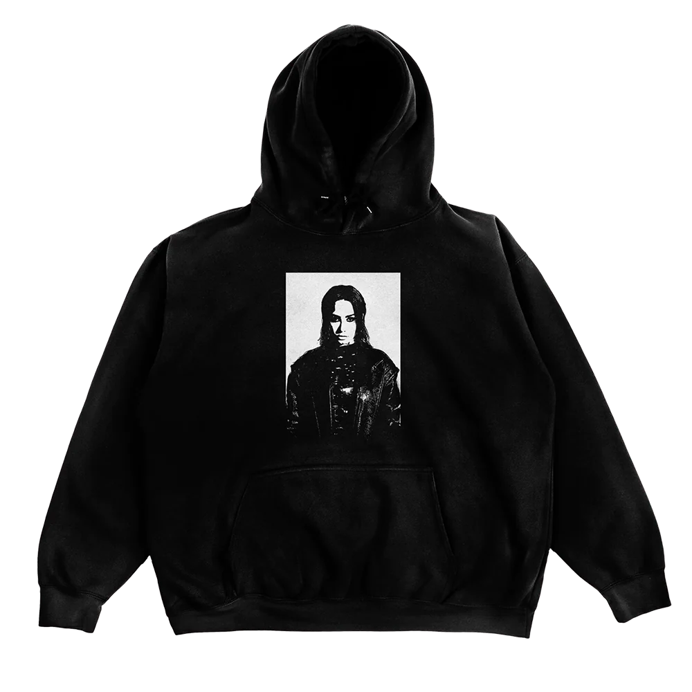 Demi Lovato Revamped Hoodie Negra