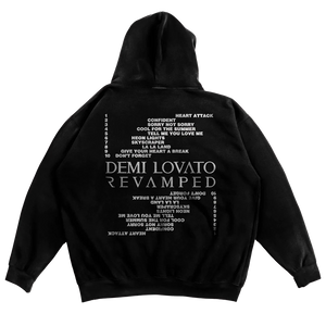 Demi Lovato Revamped Hoodie Negra