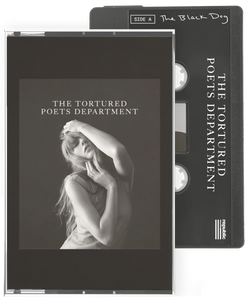 Taylor Swift The Tortured Poets Department Cassette + Bonus Track "The Black Dog"