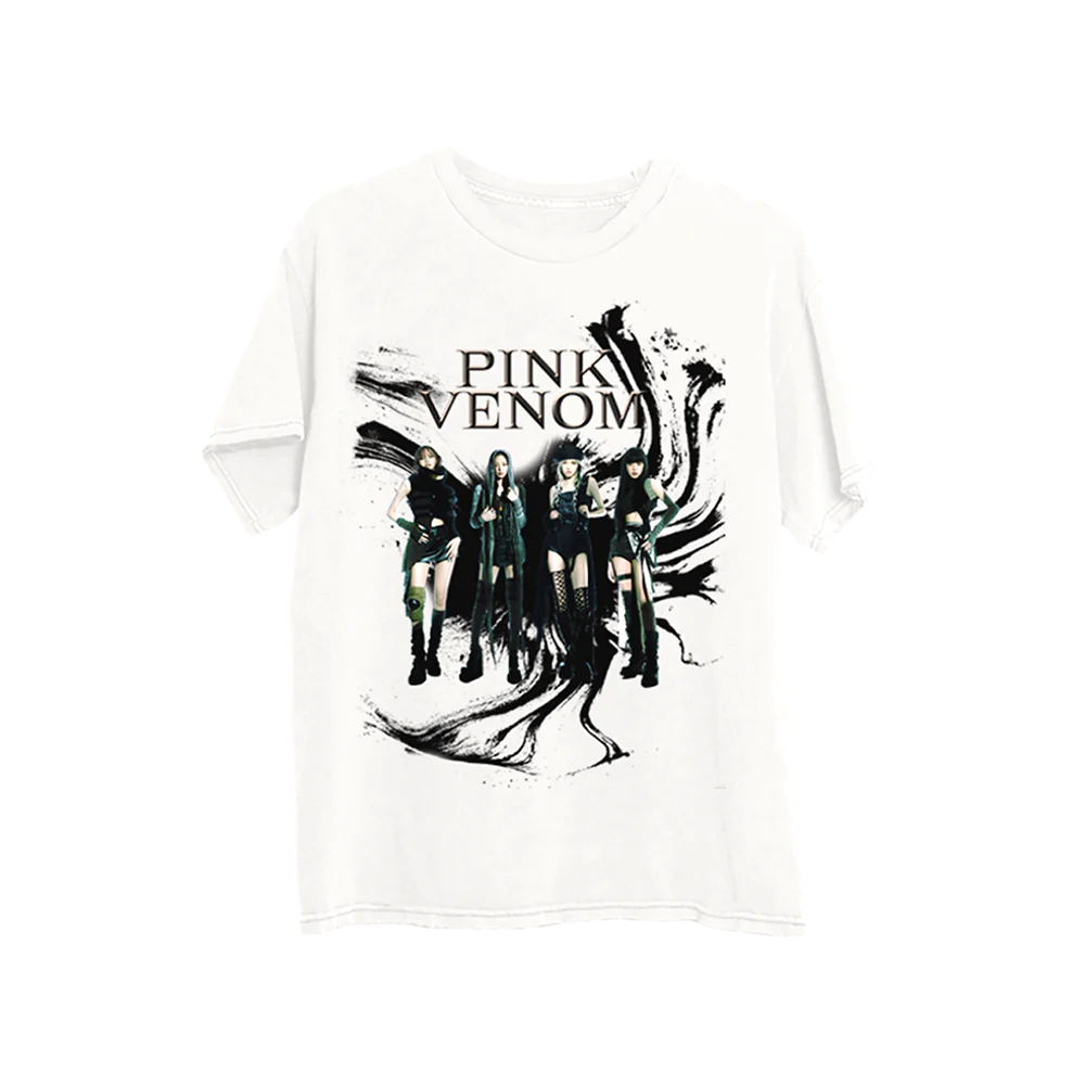 BLACKPINK Pink Venom Playera Blanca