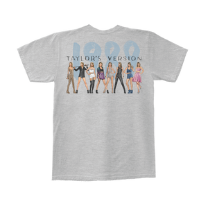 Taylor Swift 1989 (Taylor's Version) Eras Playera Gris