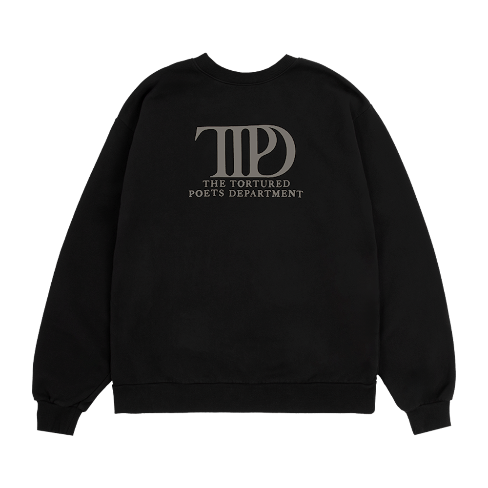 Taylor Swift The Tortured Poets Department Sudadera Negra