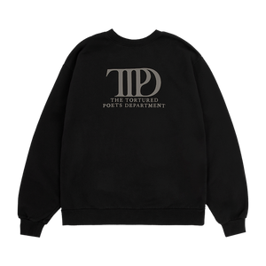 Taylor Swift The Tortured Poets Department Sudadera Negra