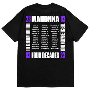 Madonna The Celebration Tour Playera Negra