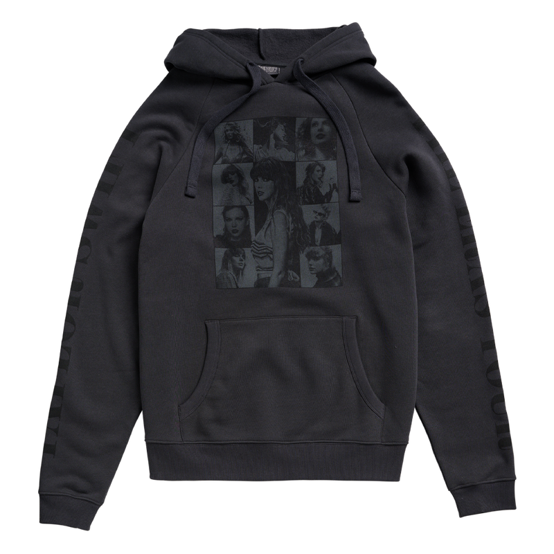 Taylor Swift The Eras Tour Black Hoodie US Dates