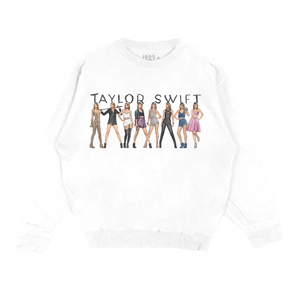 Taylor Swift 1989 (Taylor's Version) Eras Sudadera Blanca