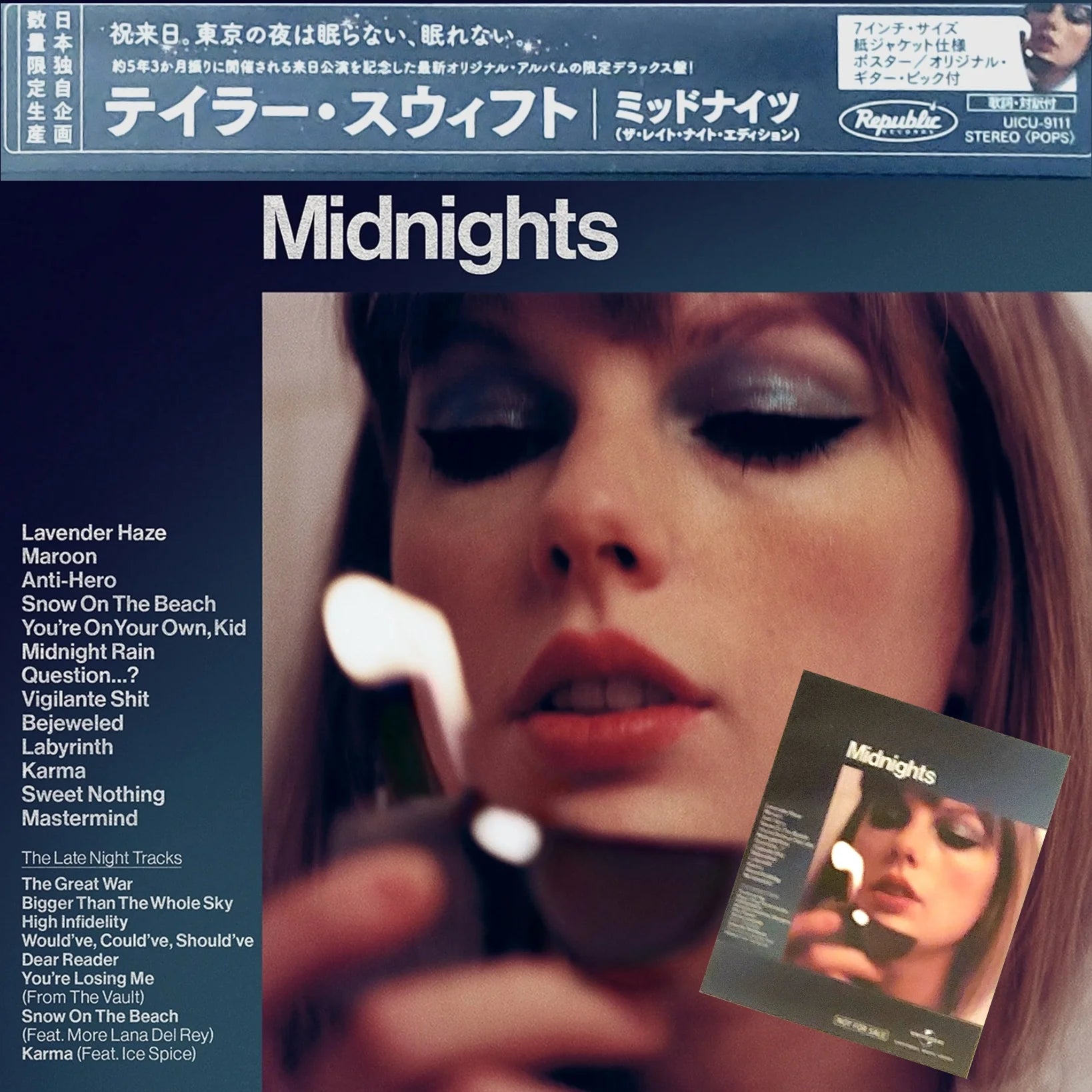 Taylor Swift Midnights (Japan The Late Night Edition) CD