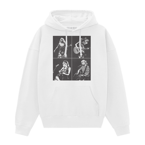 Taylor Swift The Eras Tour Collage Sudadera Blanca