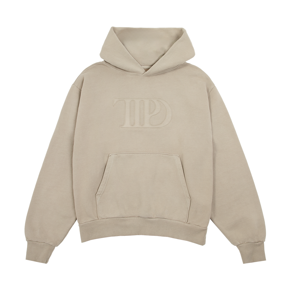 Taylor Swift The Tortured Poets Hoodie Beige