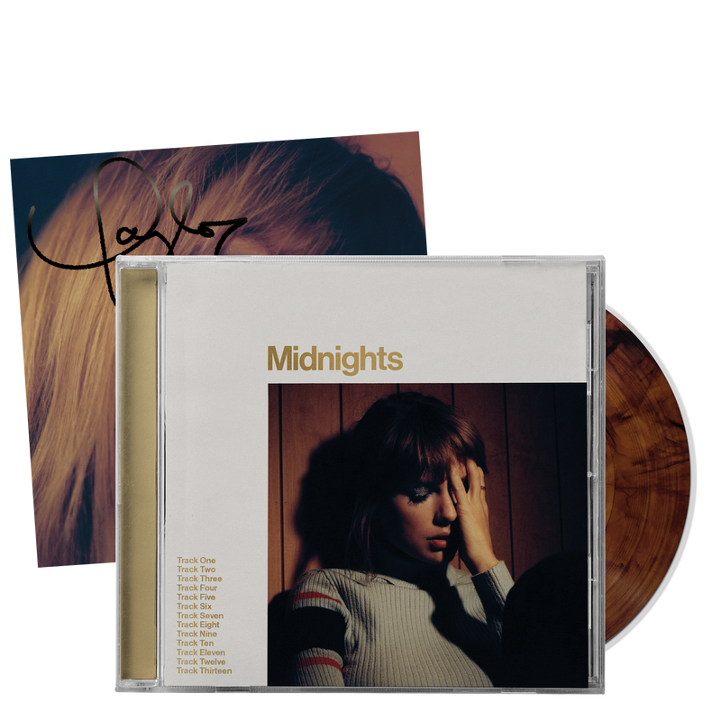 Taylor Swift Midnights CD Autografiado