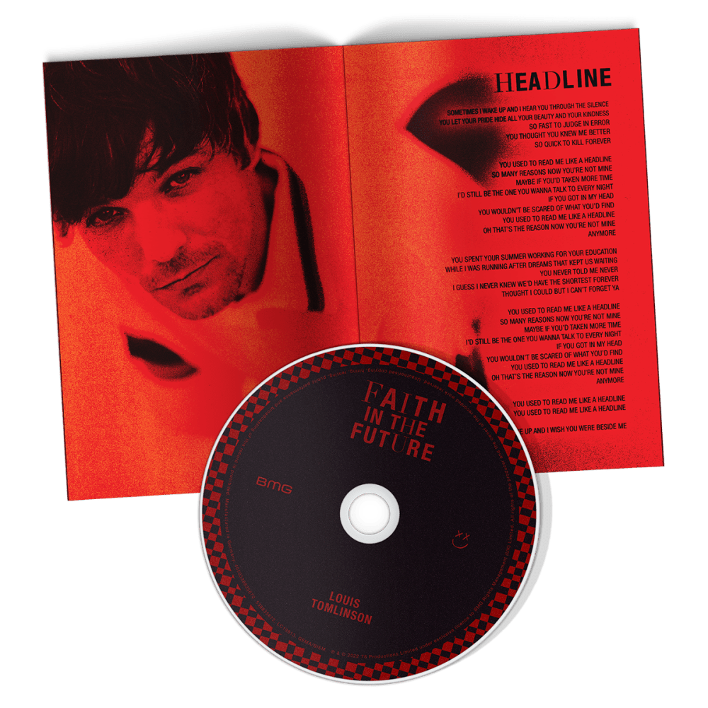 Louis Tomlinson Faith In The Future Deluxe CD Zine