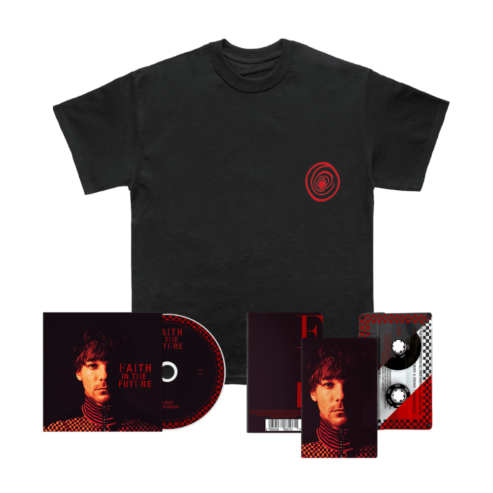 Louis Tomlinson Faith In The Future Paquete CD + Playera + Cassette