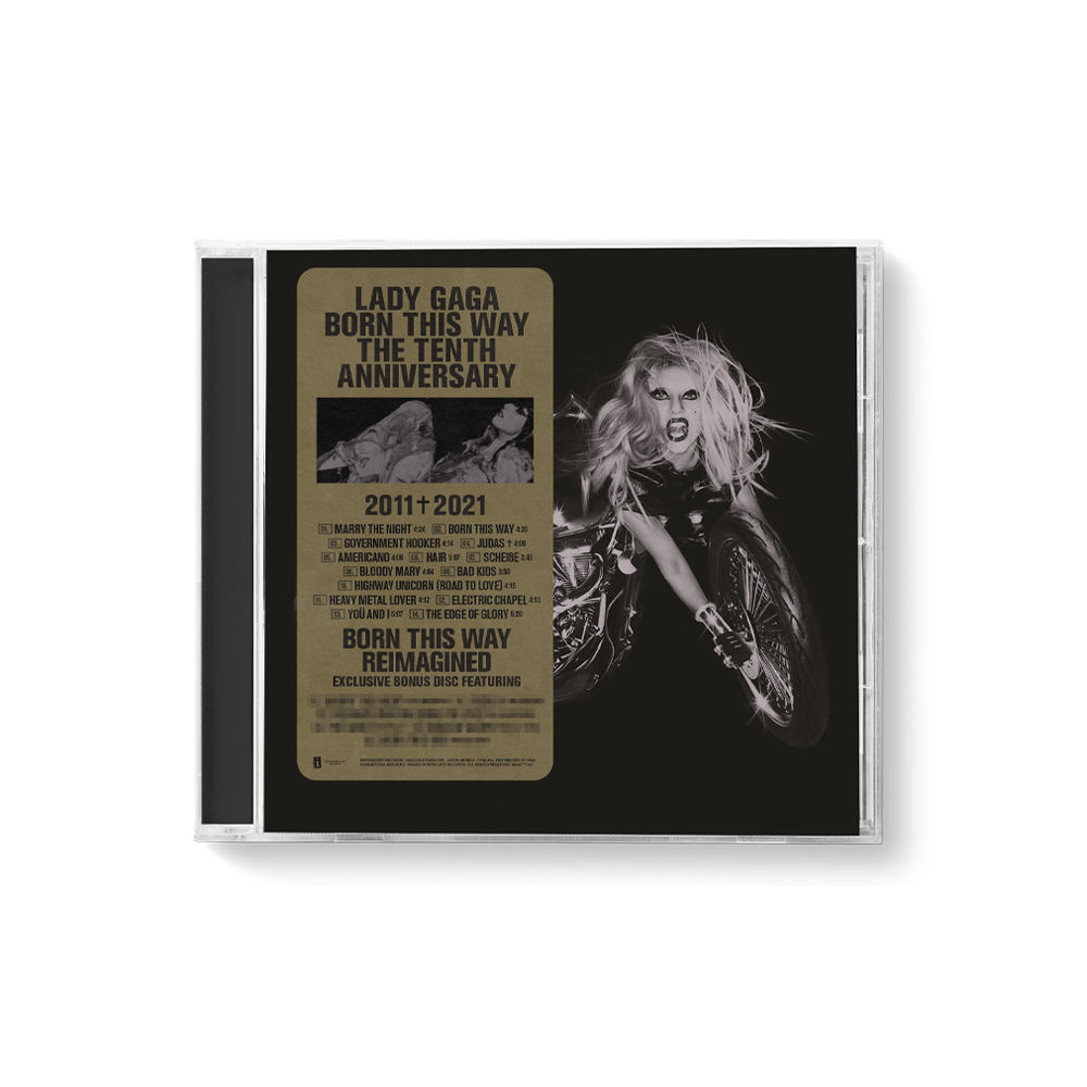 Lady Gaga Born This Way The Tenth Anniversary CD