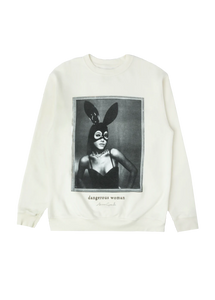 Ariana Grande Dangerous Woman Sudadera Cream