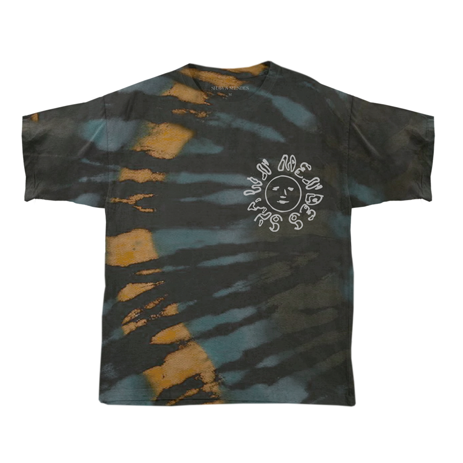 Shawn Mendes Wonder Sun Tie Dye Playera