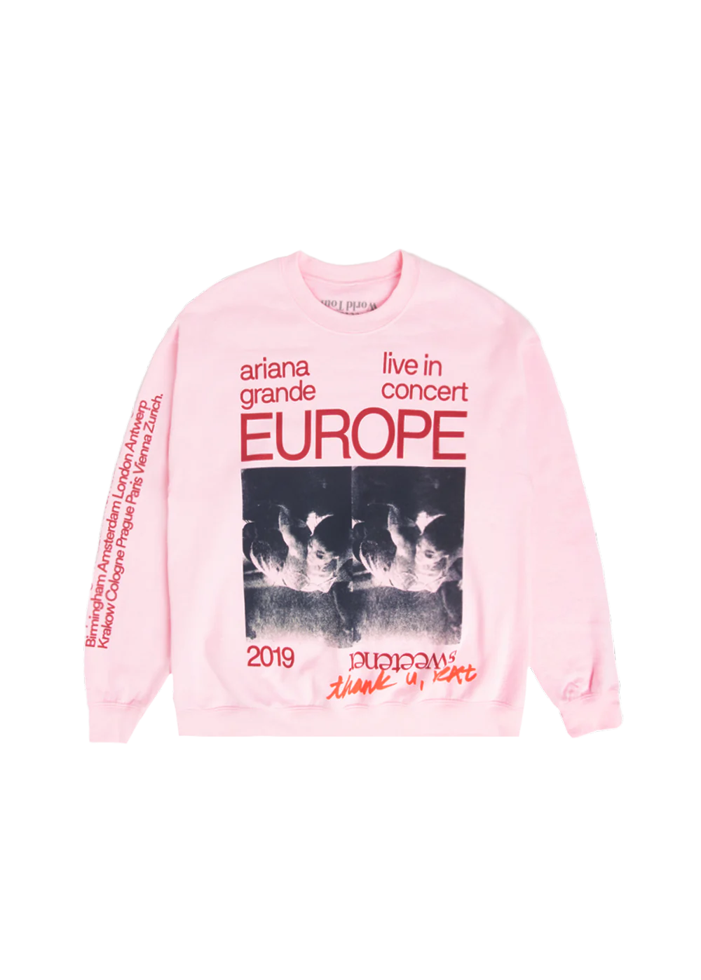 Ariana Grande Sudadera live in Europe 1993