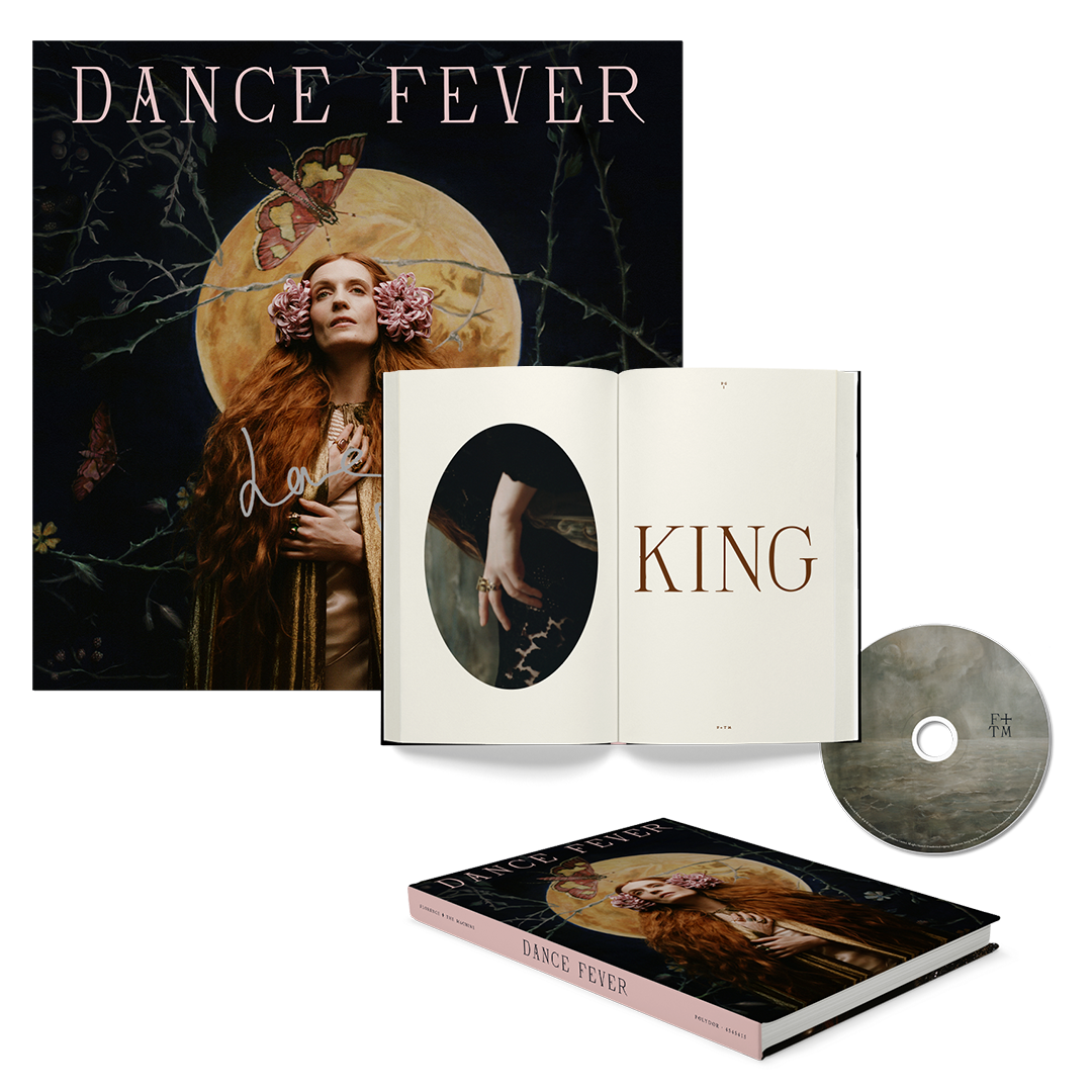 Florence + The Machine Dance Fever Deluxe CD + Art card Autografiada