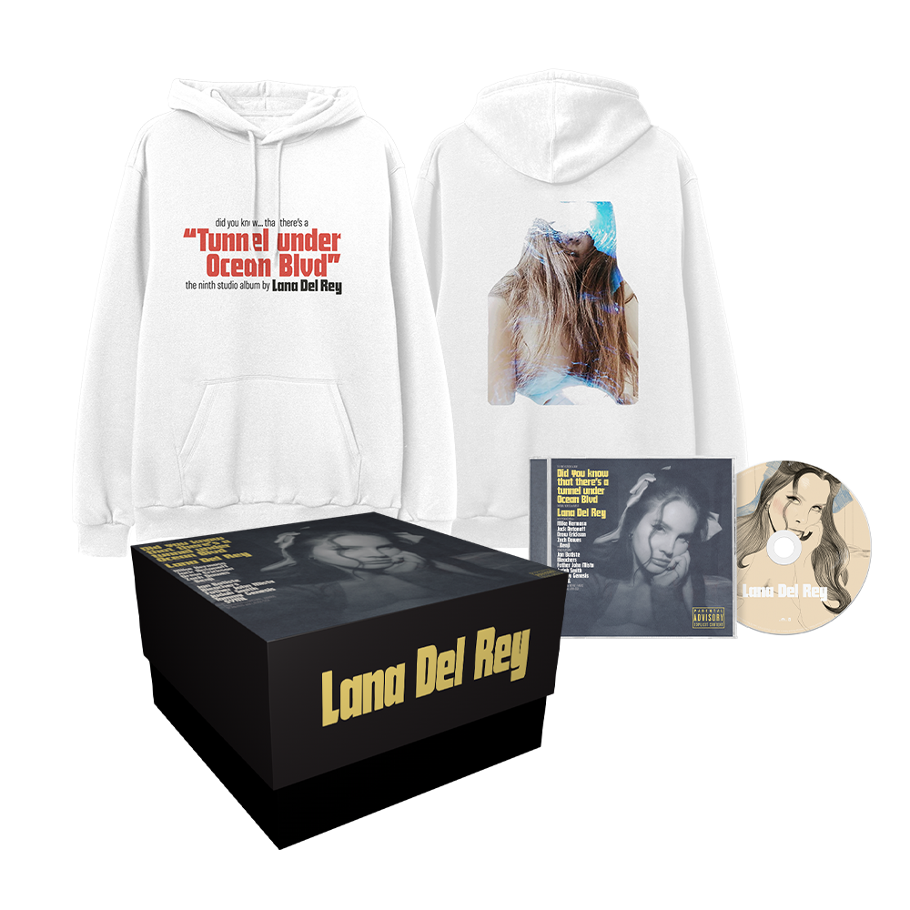 Lana Del Rey Did you know that there's a tunnel under Ocean Blvd Box Set Hoodie 2