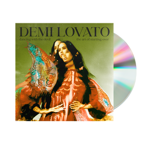 Demi Lovato Dancing With The Devil... The Art of Starting Over CD Autografiado
