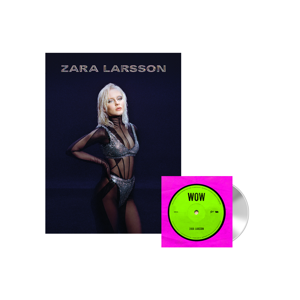 Zara Larsson Wow CD + Poster Firmado