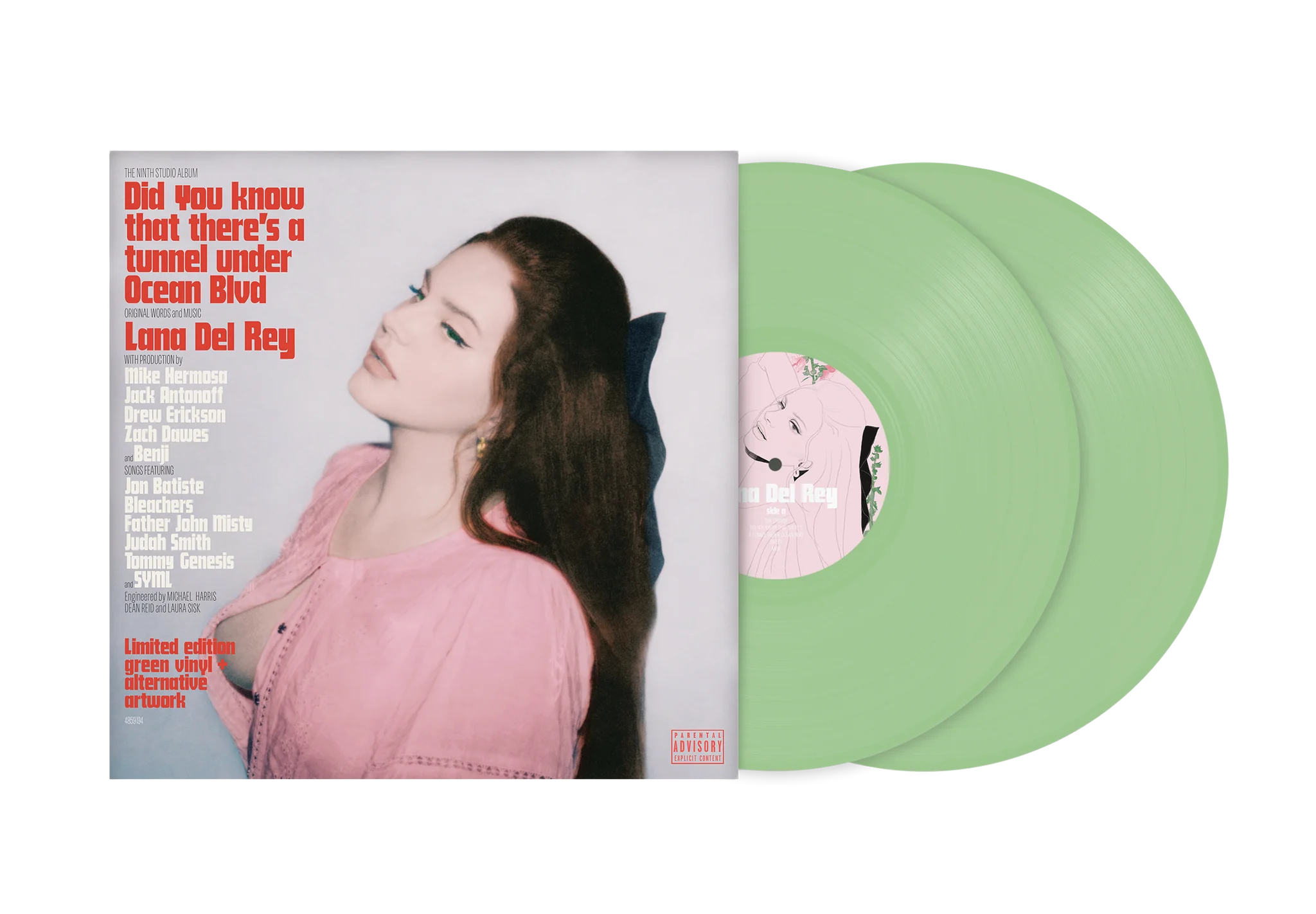 Lana Del Rey Did you know that there’s a tunnel under Ocean Blvd Green Vinyl