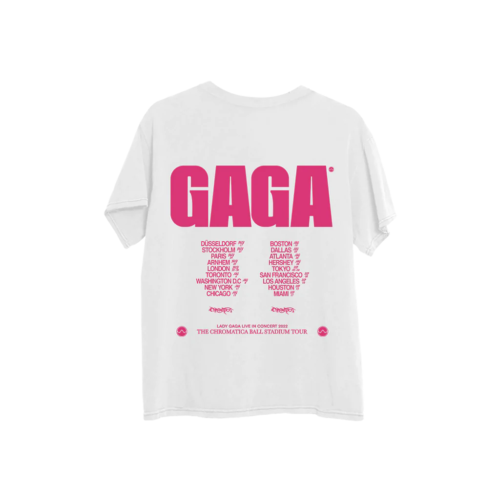 Lady Gaga The Chromatica Ball Playera Zine