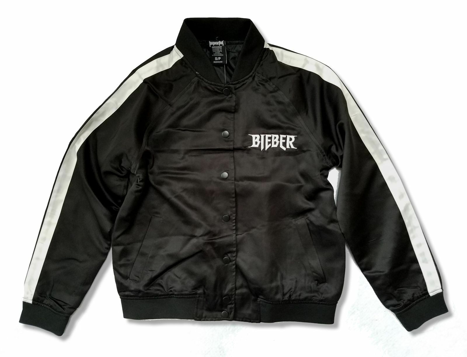 Justin Bieber Purpose Tour Chaqueta Negra