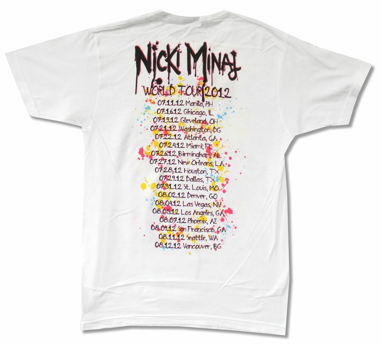 Nicki Minaj Drip World Tour 2012 Playera